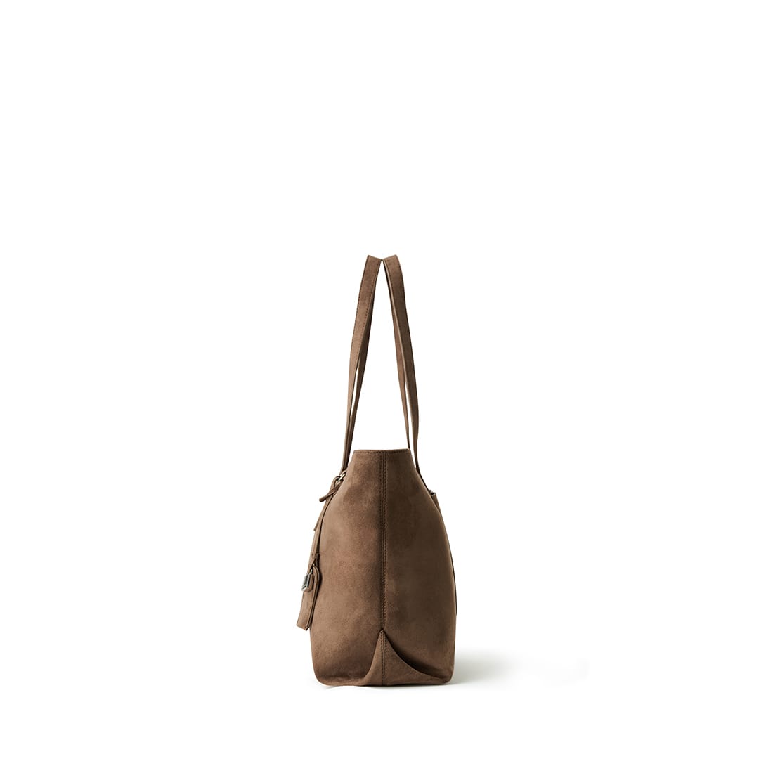 Le Britney – Sac fourre-tout en suède vegan taupe