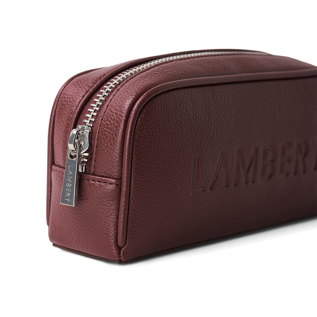 The Brooke - Cassis Vegan Leather Pencil Case