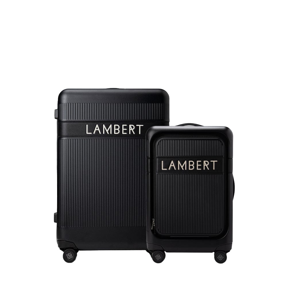 【超希少】ヴィトン Carnet de voyage 東京&ロンドン　セット Travel Set - Medium Black check-in suitcase + Carry-on suitcase