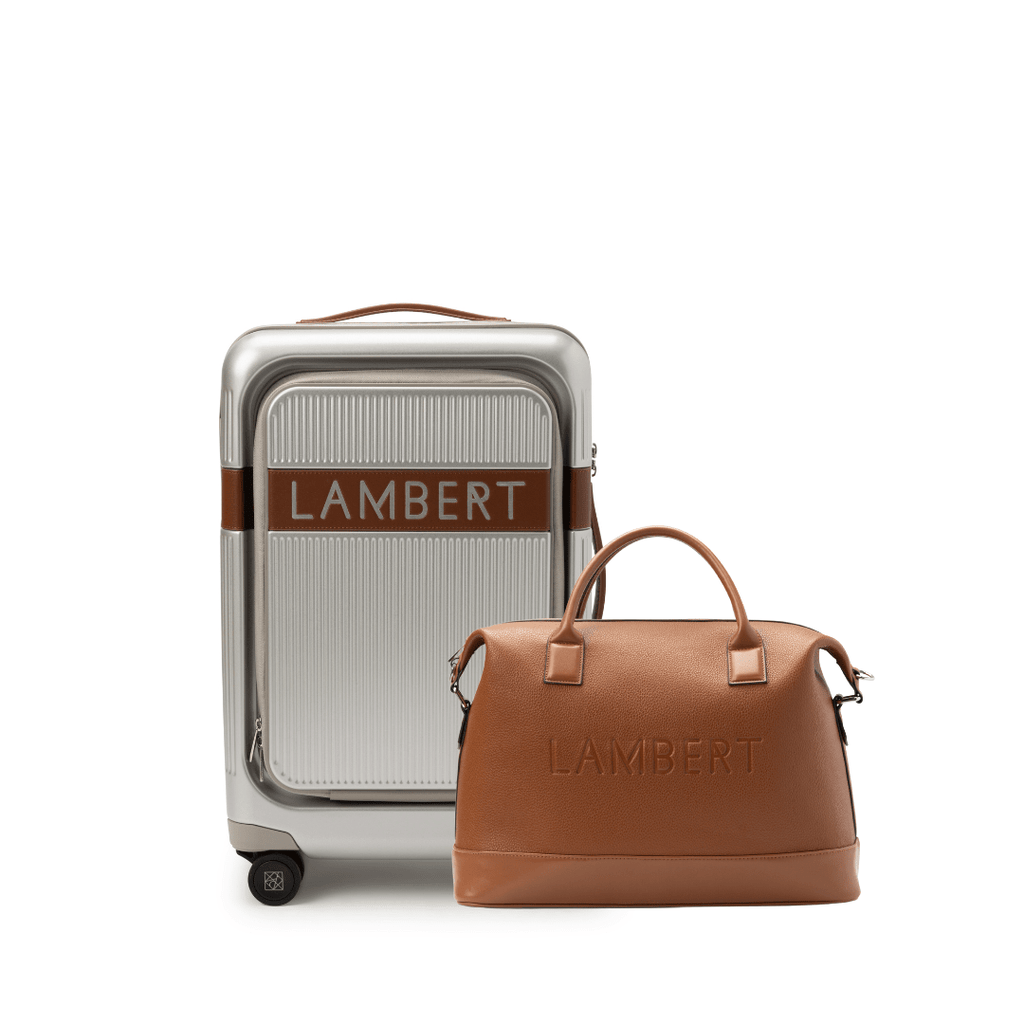 Ensemble voyage Valise de cabine Mini sac de voyage affogato Lambert