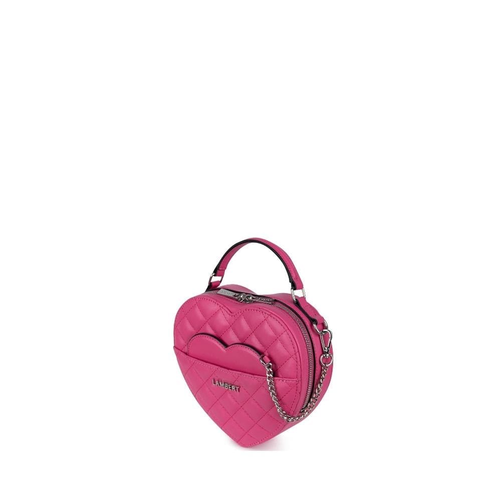 The Cailli - 2-in-1 Wildrose Vegan Leather Heart Handbag