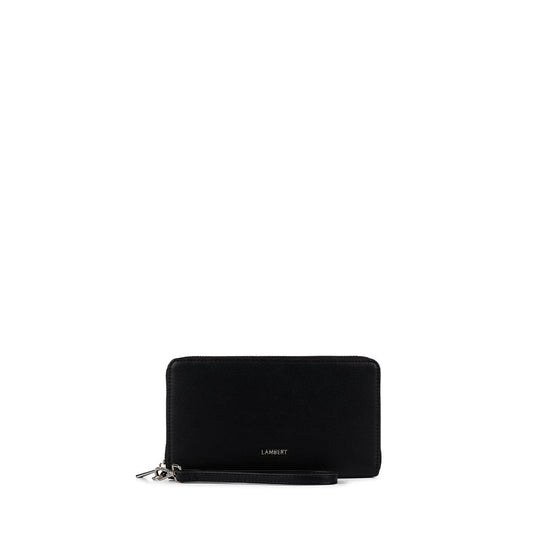 Le Calla – Portefeuille en cuir vegan noir