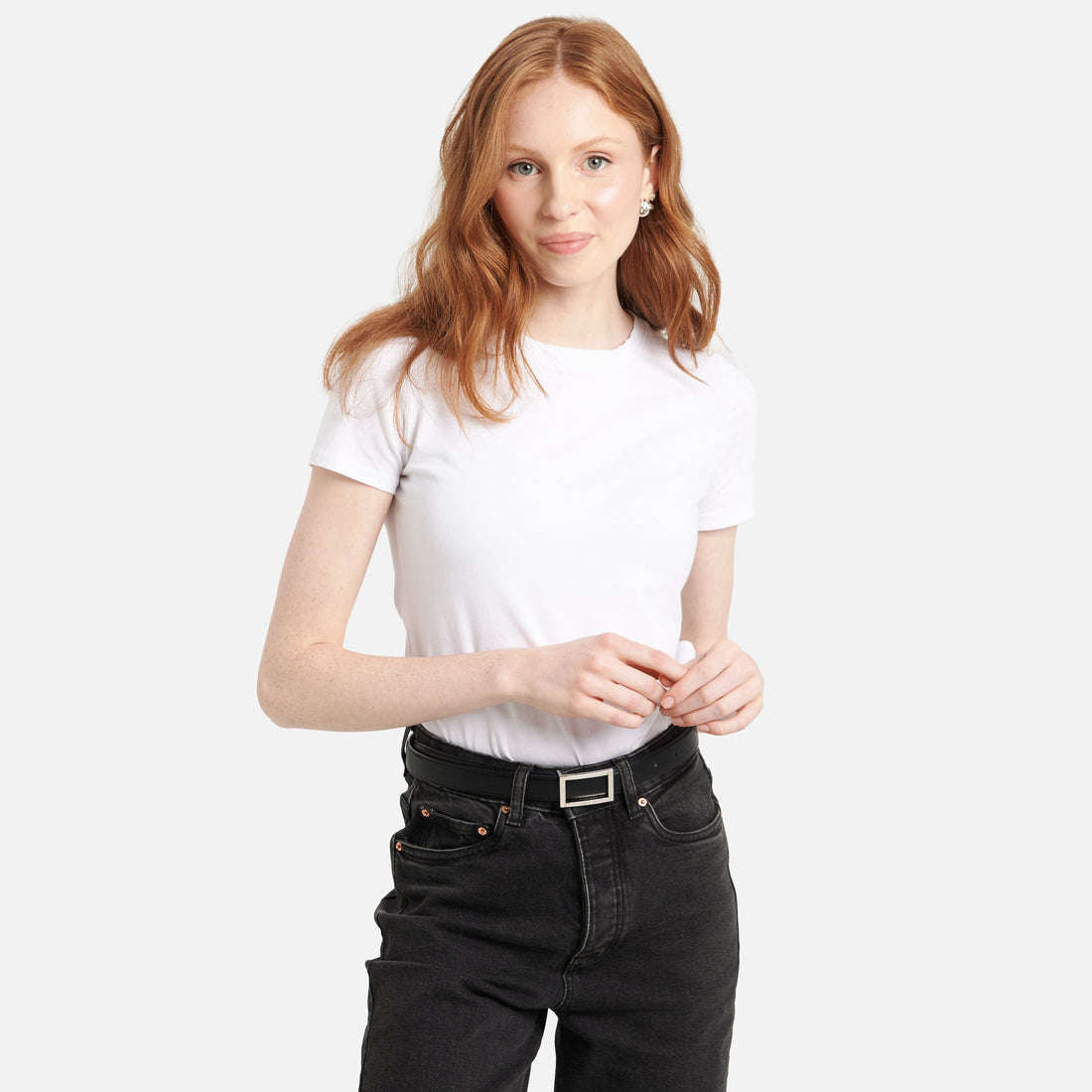 The Cara – Reversible Vegan Leather Belt  Small