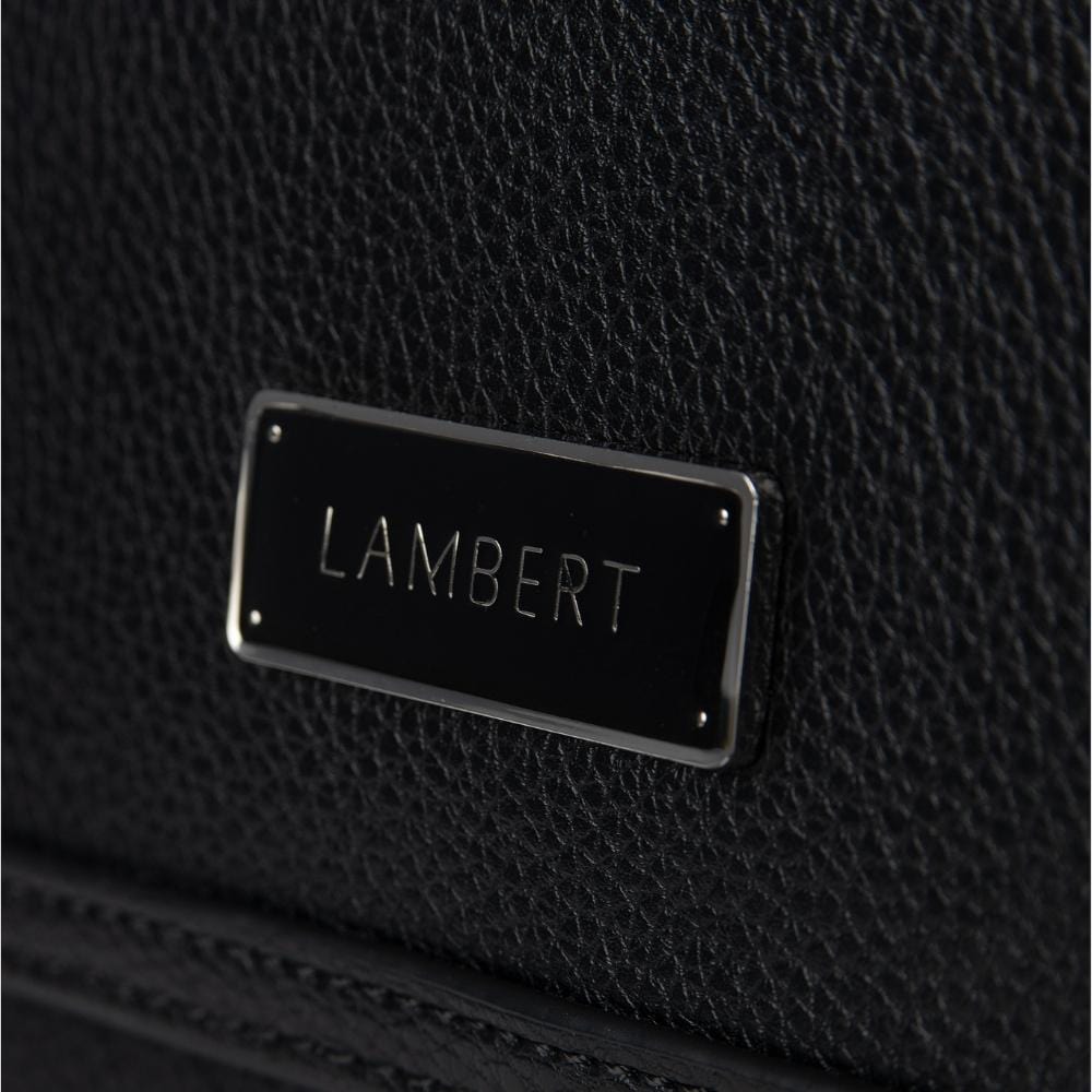 The Caroline - Black Vegan Leather Handbag