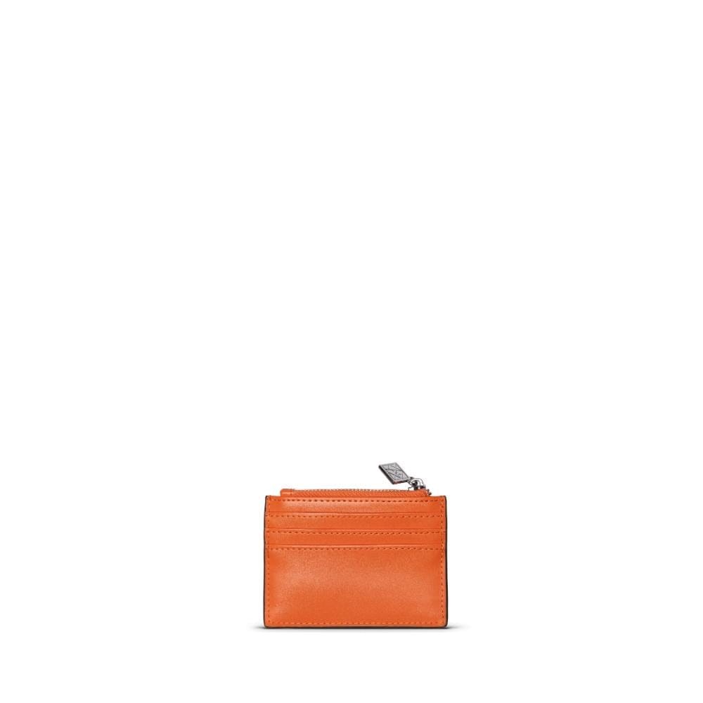 The Cassie - Papaya Vegan Leather Card Holder