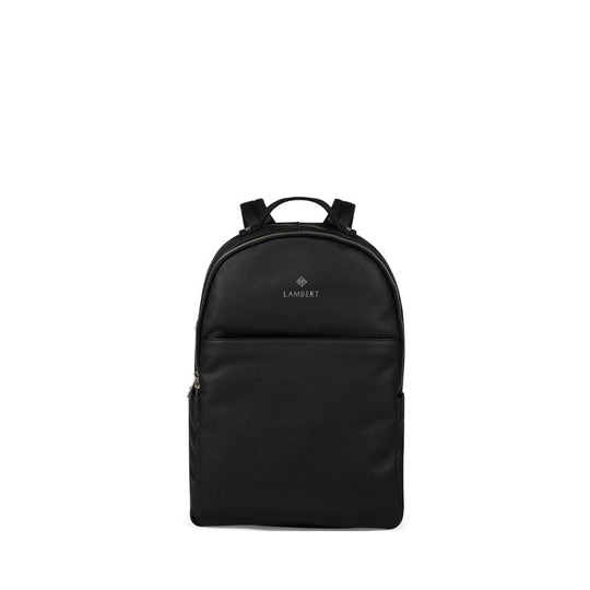Le Charles - Sac à dos en cuir vegan noir recyclé