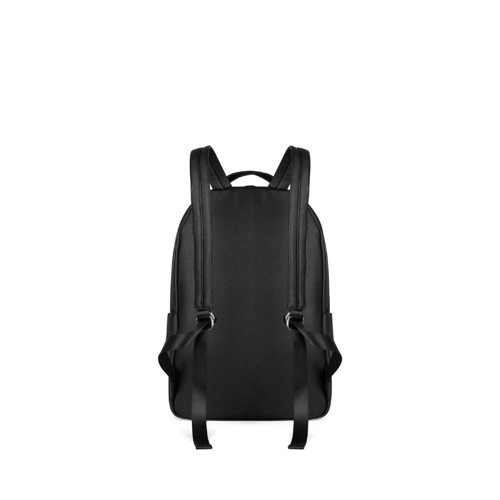 The Charles - Black Vegan Leather Backpack
