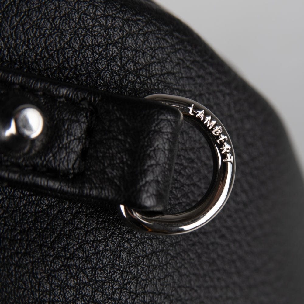 The Charlie - 3-in-1 black vegan leather handbag