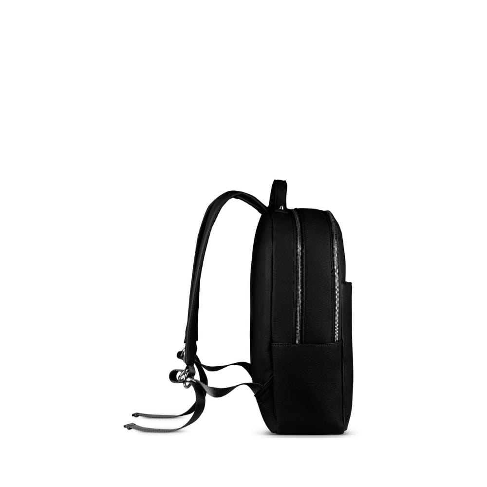 The Charlotte - Black Vegan Leather Backpack