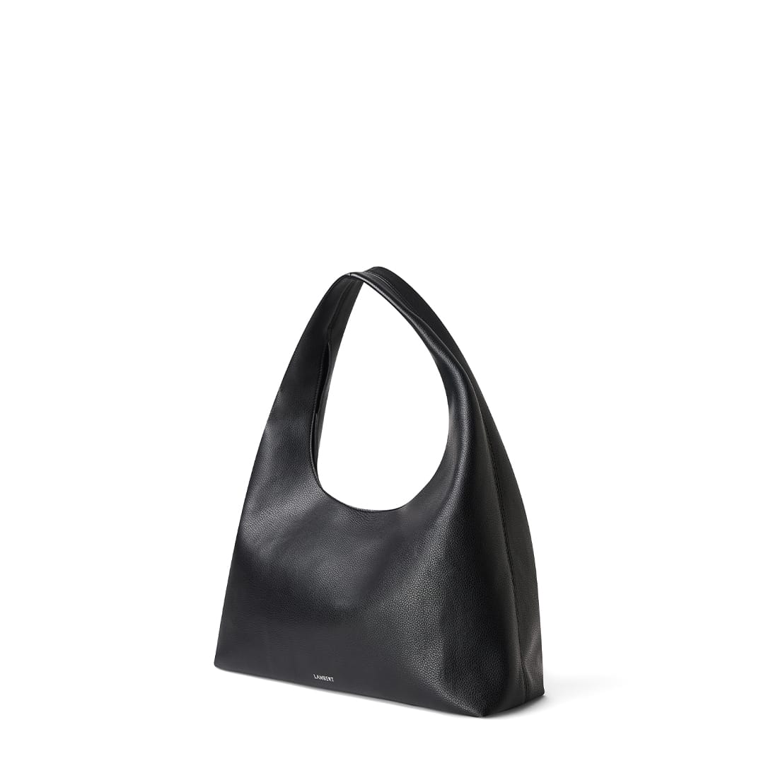 The Chelsea -Black Vegan Leather Hobo Tote Bag