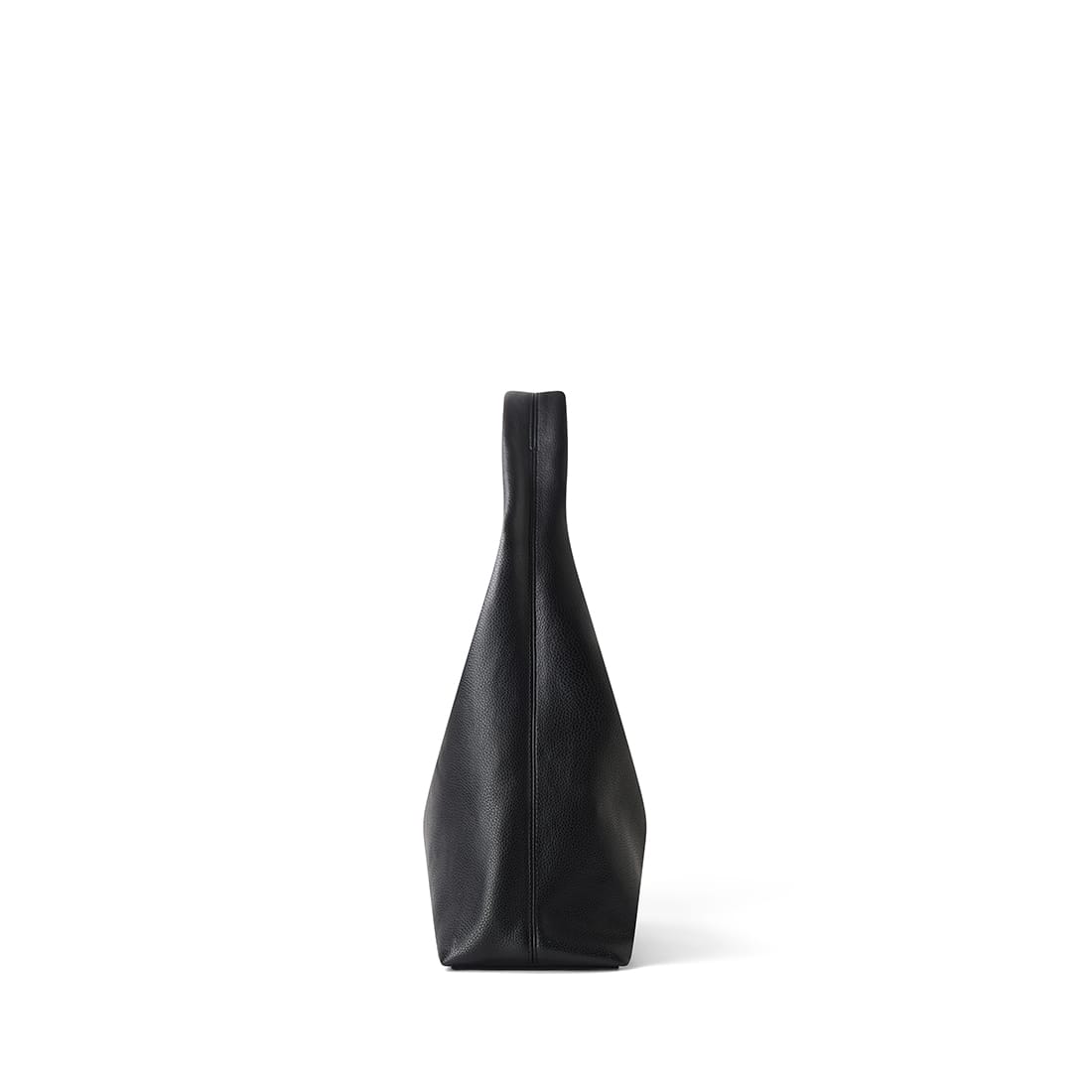 The Chelsea -Black Vegan Leather Hobo Tote Bag