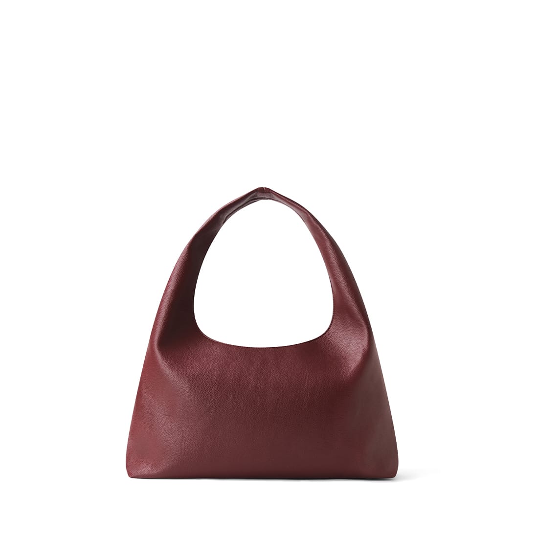 The Chelsea - Cassis Vegan Leather Hobo Tote Bag