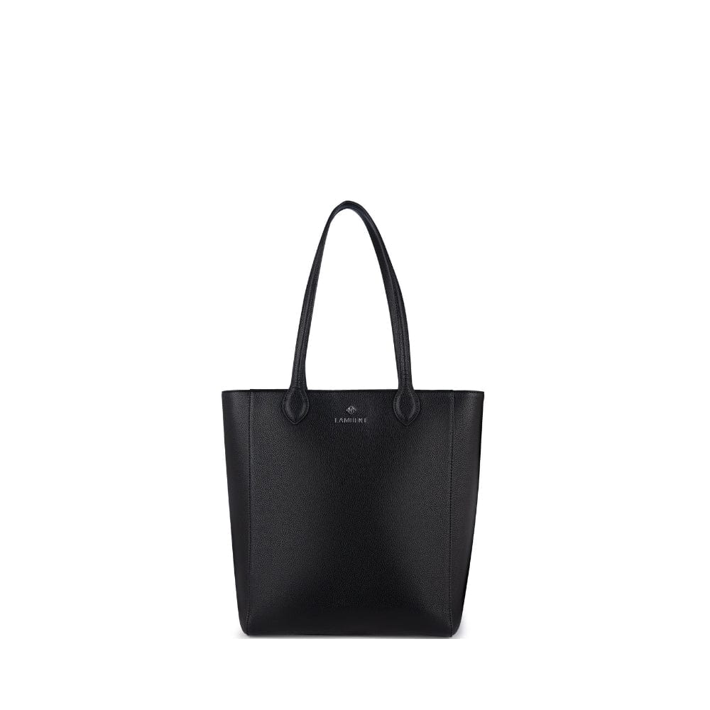 Le Claire - Sac fourre-tout en cuir vegan noir recyclé
