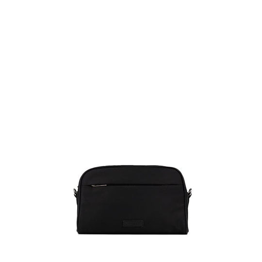 The Dahlia – Black Nylon Crossbody Bag