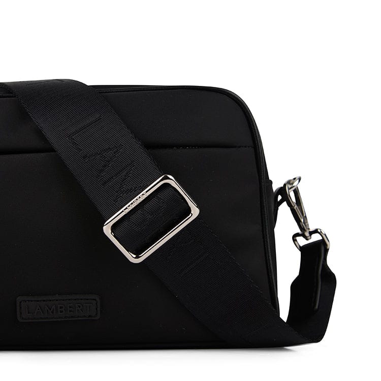 Le Dahlia – Sac à main 2-en-1 en nylon noir