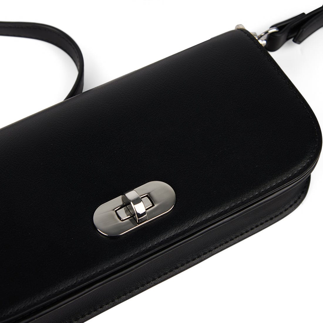 The Dakota – 2-in-1 Black Vegan Leather Crossbody Wallet