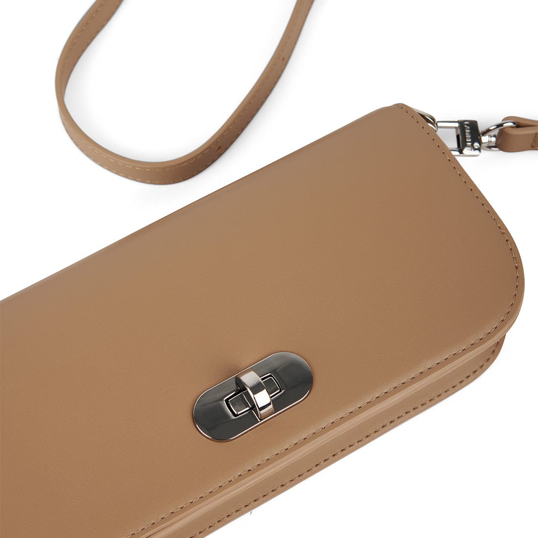 The Dakota – 2-in-1 Beige Vegan Leather Crossbody Wallet