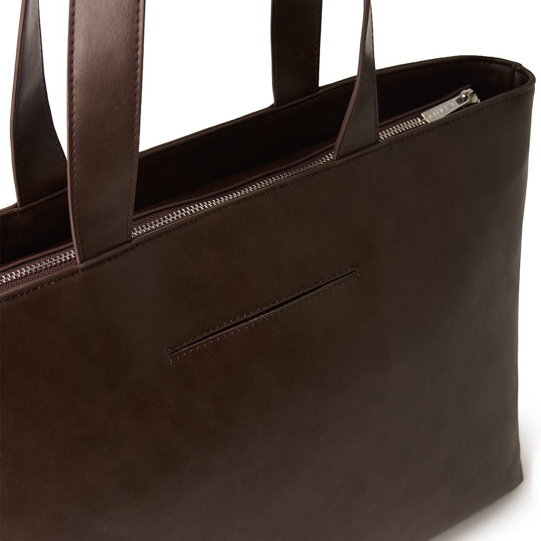 The Danyka – Espresso Vegan Leather Tote Bag