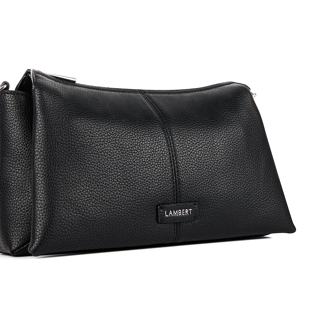 Le Eleanor – Sac bandoulière en cuir vegan noir