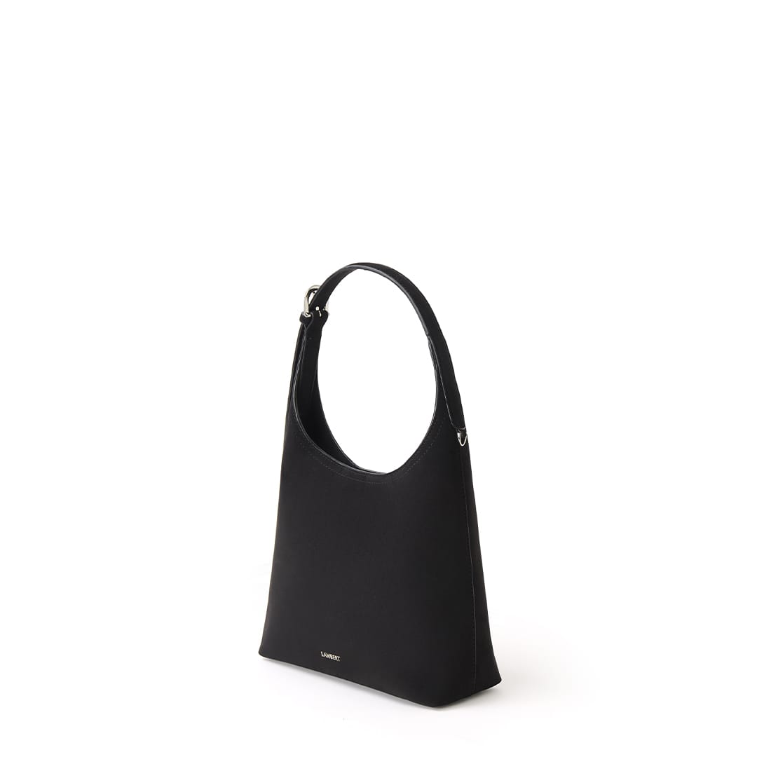 Le Elena – Sac à épaule en suède vegan noir