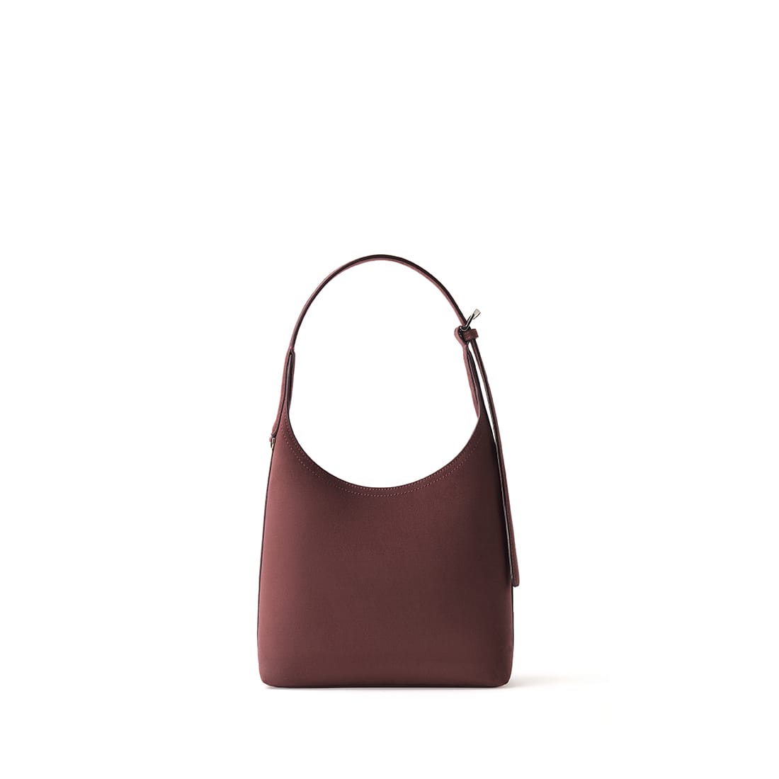 The Elena - Cassis Vegan Suede Shoulder Bag