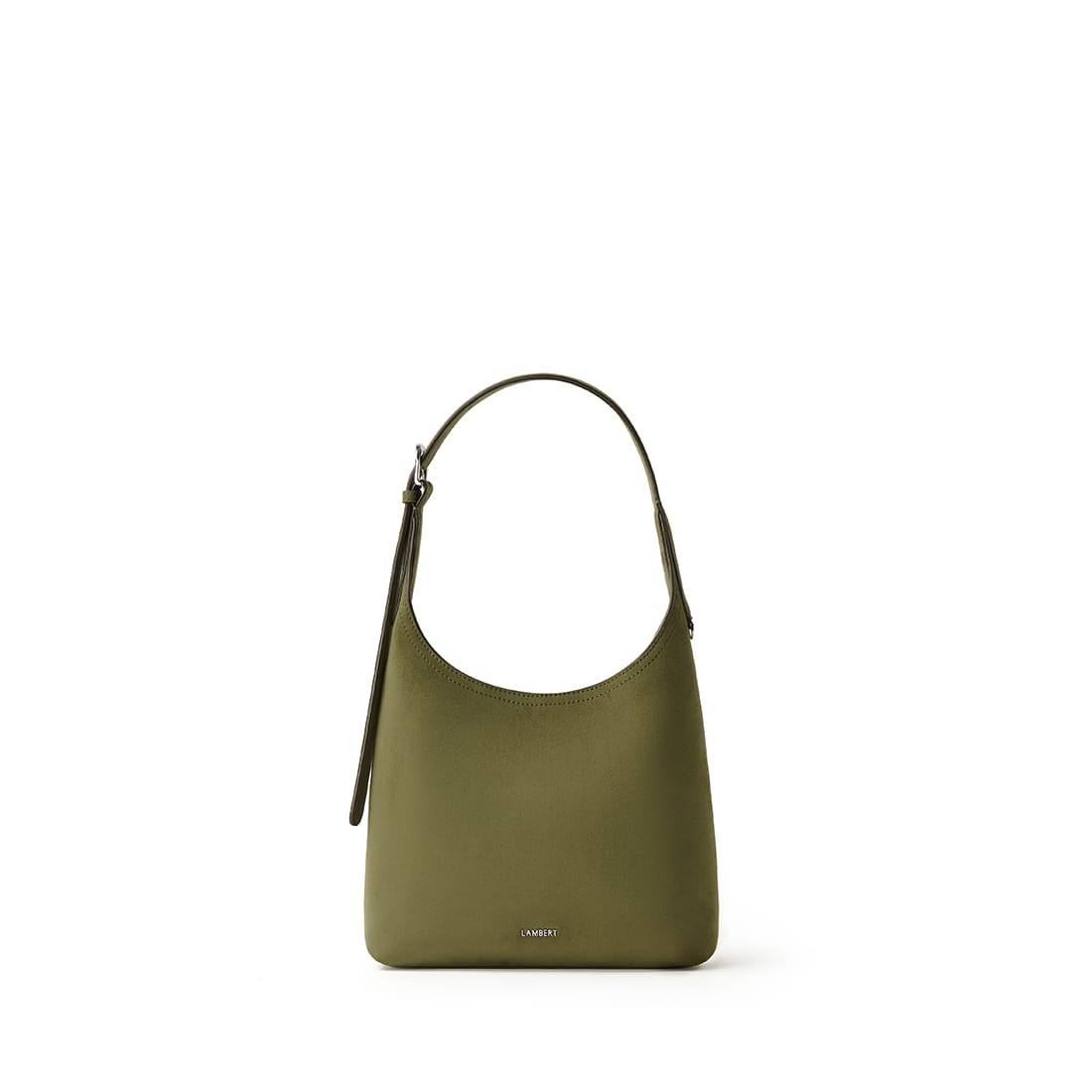 The Elena - Moss Vegan Suede Shoulder Bag