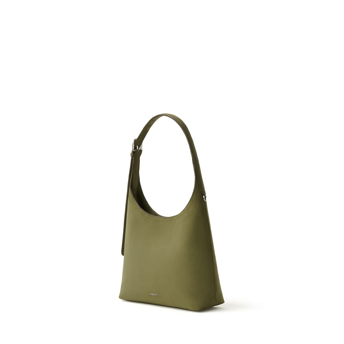 The Elena - Moss Vegan Suede Shoulder Bag