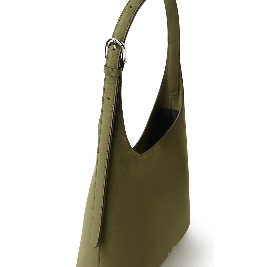 The Elena - Moss Vegan Suede Shoulder Bag