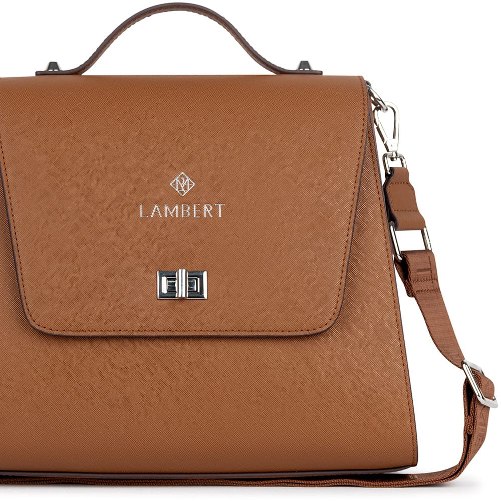 The Elie - 3-in-1 Black Vegan Leather Handbag