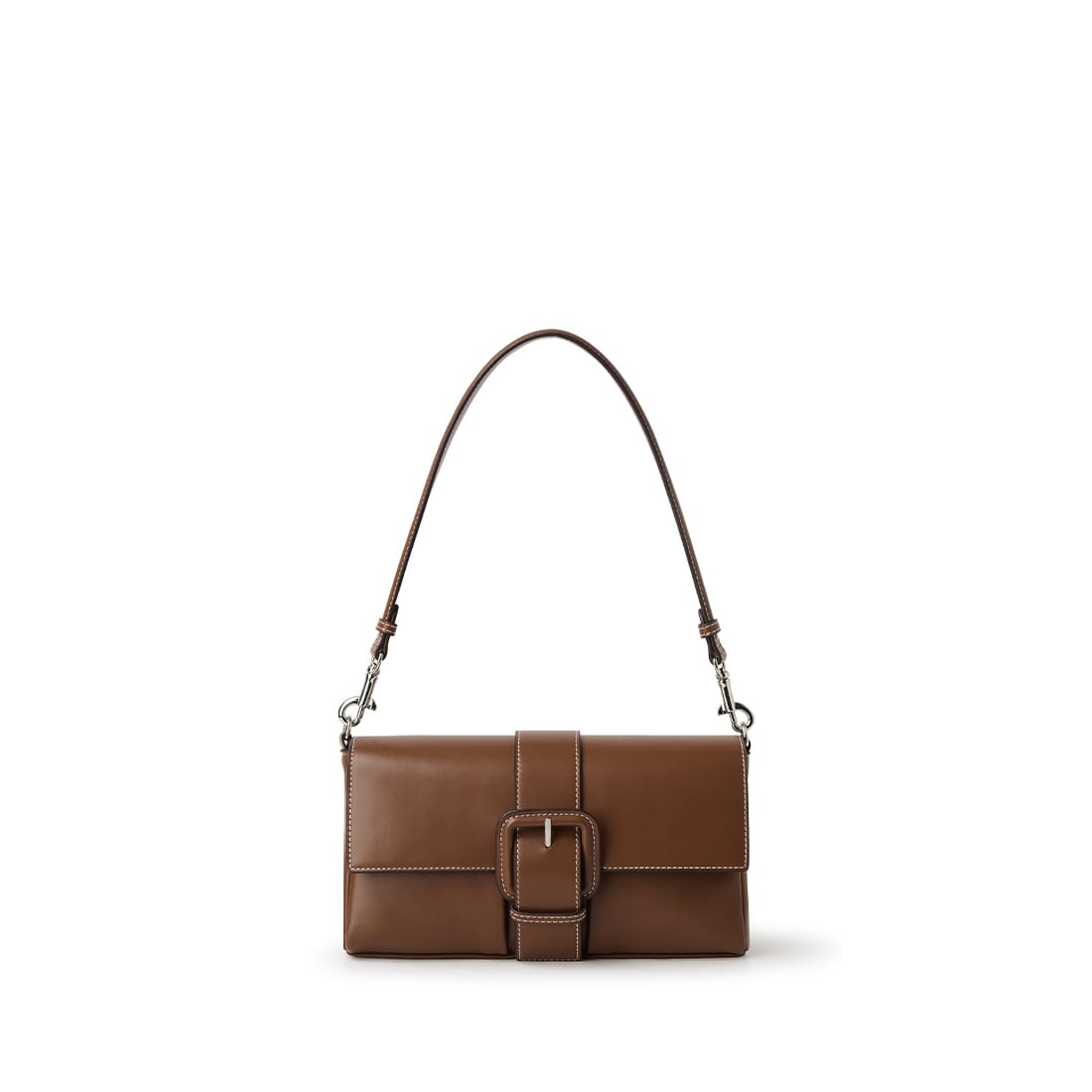 Le Elsie – Sac à main 2-en-1 en cuir vegan hazelnut