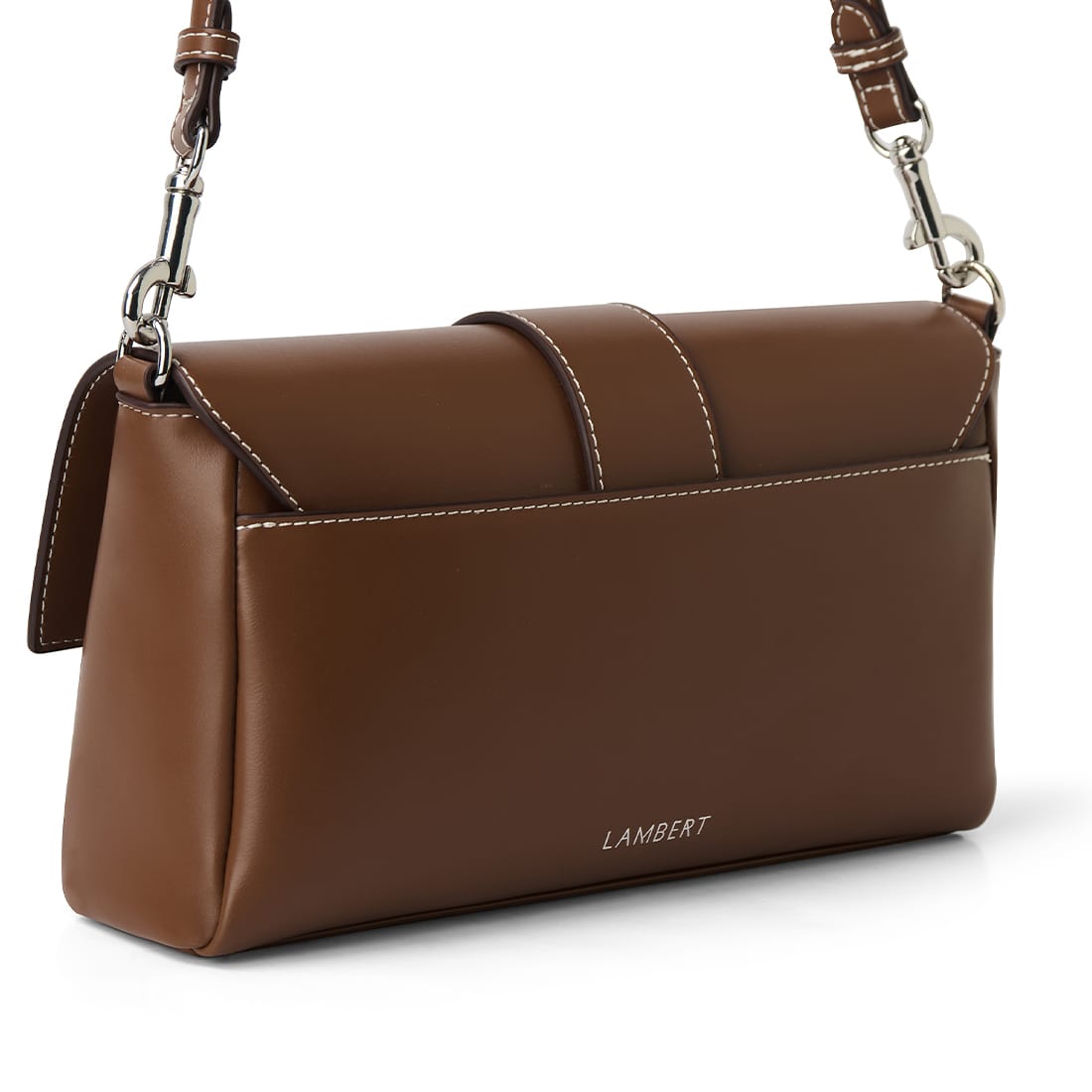 Le Elsie – Sac à main 2-en-1 en cuir vegan hazelnut