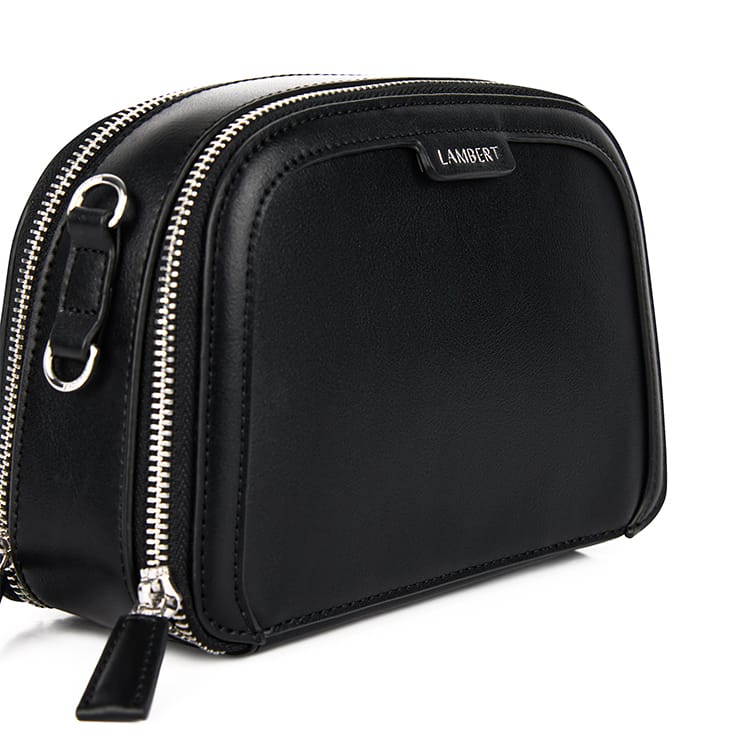 Le Emmy – Sac bandoulière en cuir vegan noir