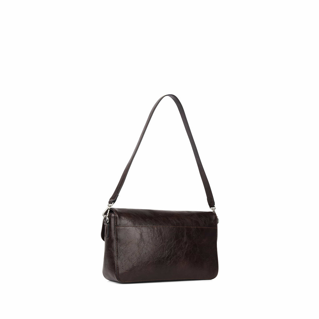 Le Esther - Sac à main 2-en-1 en cuir vegan bark