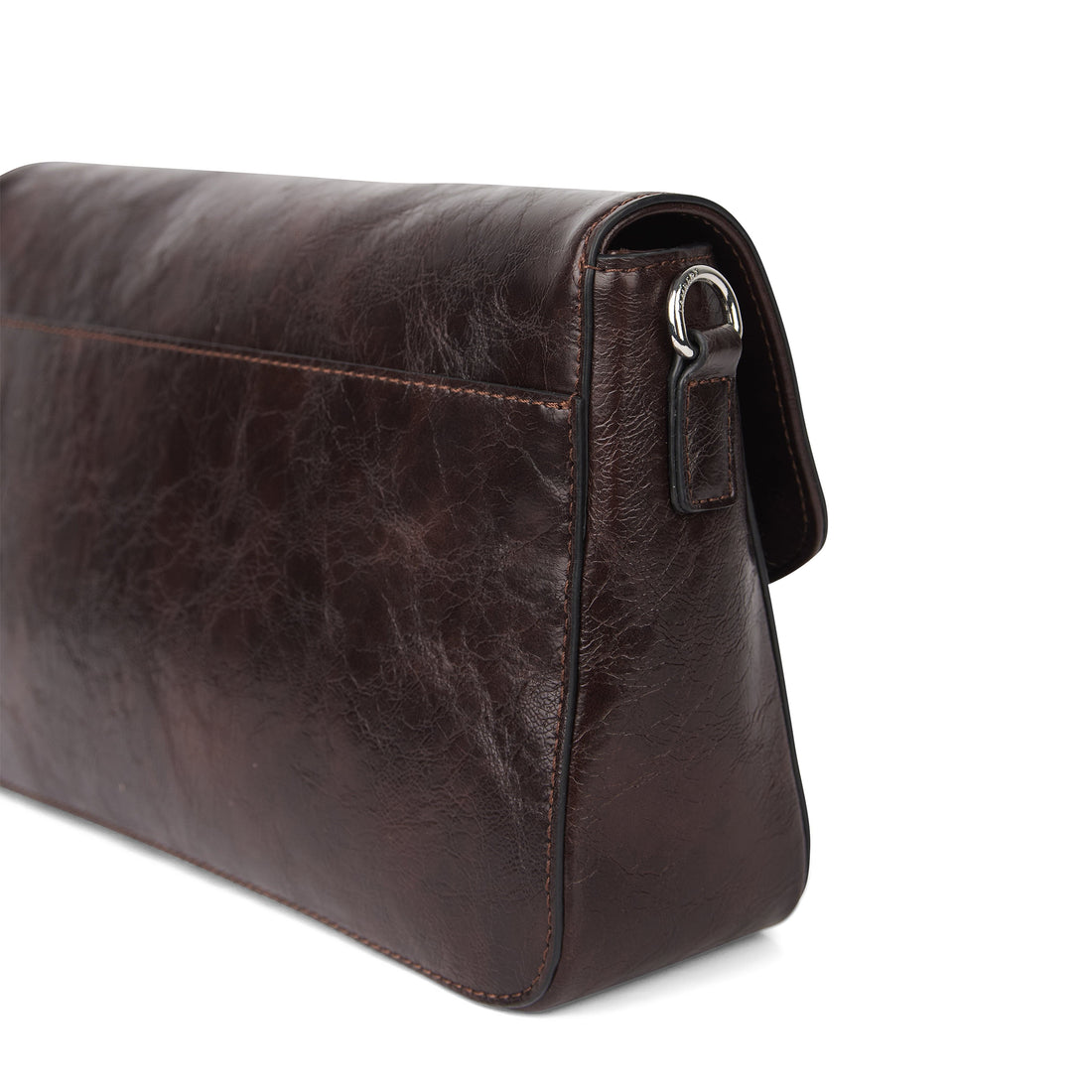 Le Esther - Sac à main 2-en-1 en cuir vegan bark