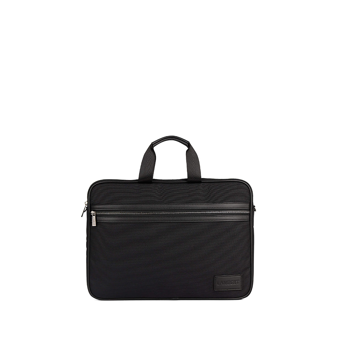 The Evie – Laptop Bag in Black Canvas