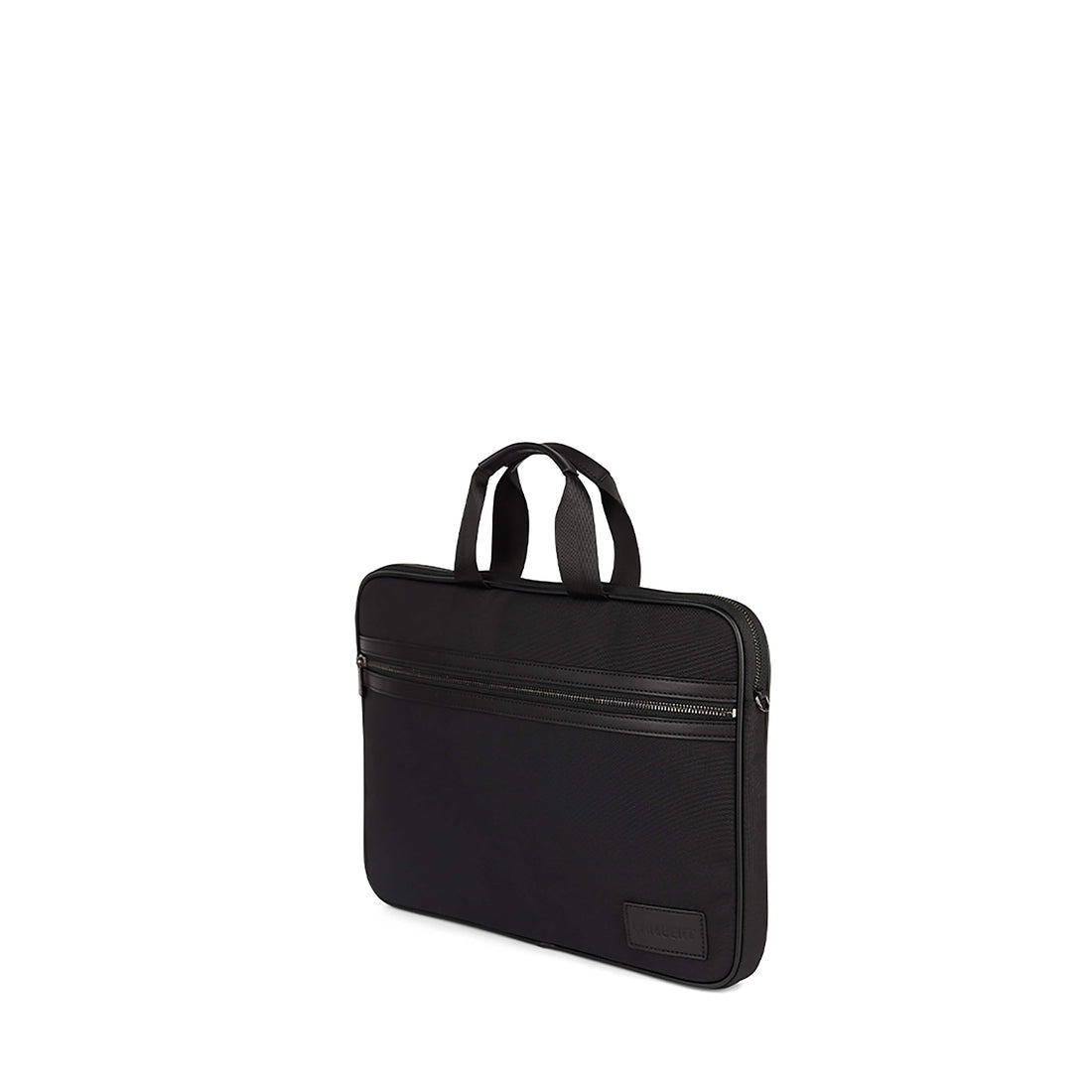 The Evie – Laptop Bag in Black Canvas