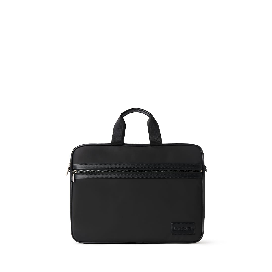 The Evie – Black Canvas Briefcase