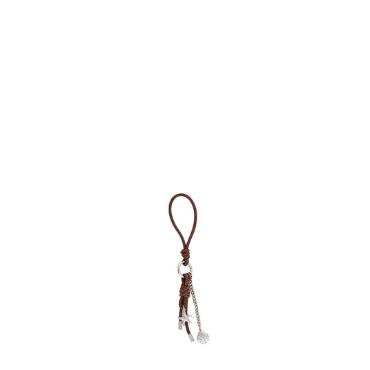Le Fidji – Porte-clés avec breloque en cuir vegan hazelnut