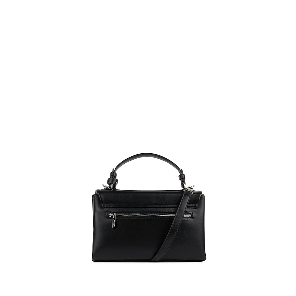 The Freya – 2-in-1 Black Vegan Leather Handbag