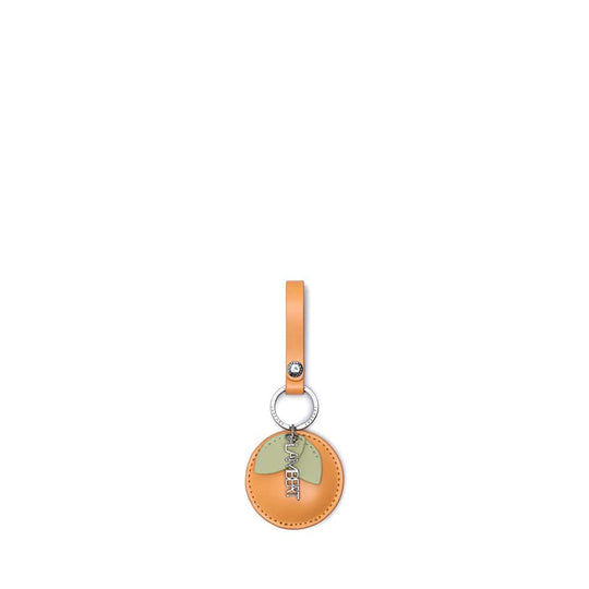 Le Frutti - Porte-clés en cuir vegan peach