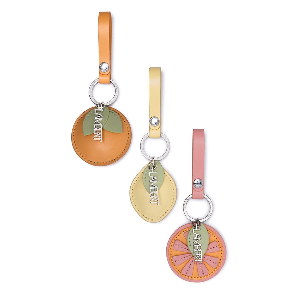 Le Frutti - Porte-clés en cuir vegan sorbet