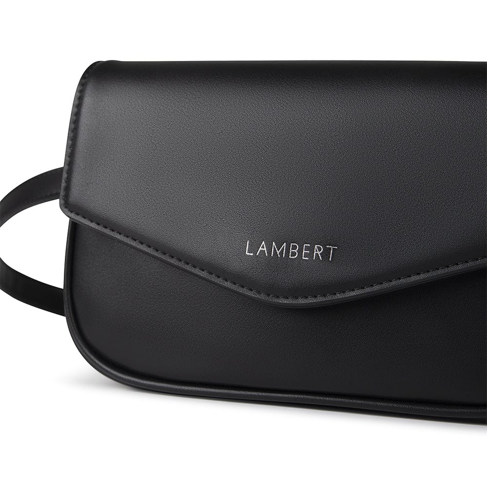 The Gabby - 2-in-1 Black Vegan Leather Handbag