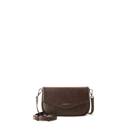 The Gabby - 2 in 1 Espresso Vegan Leather Crossbody Bag