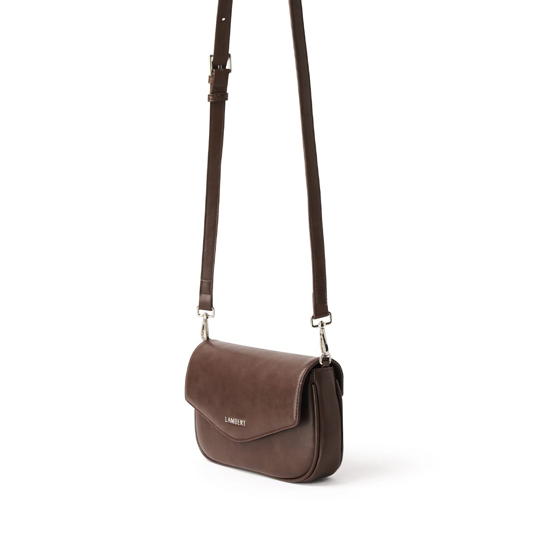 The Gabby - 2 in 1 Espresso Vegan Leather Crossbody Bag
