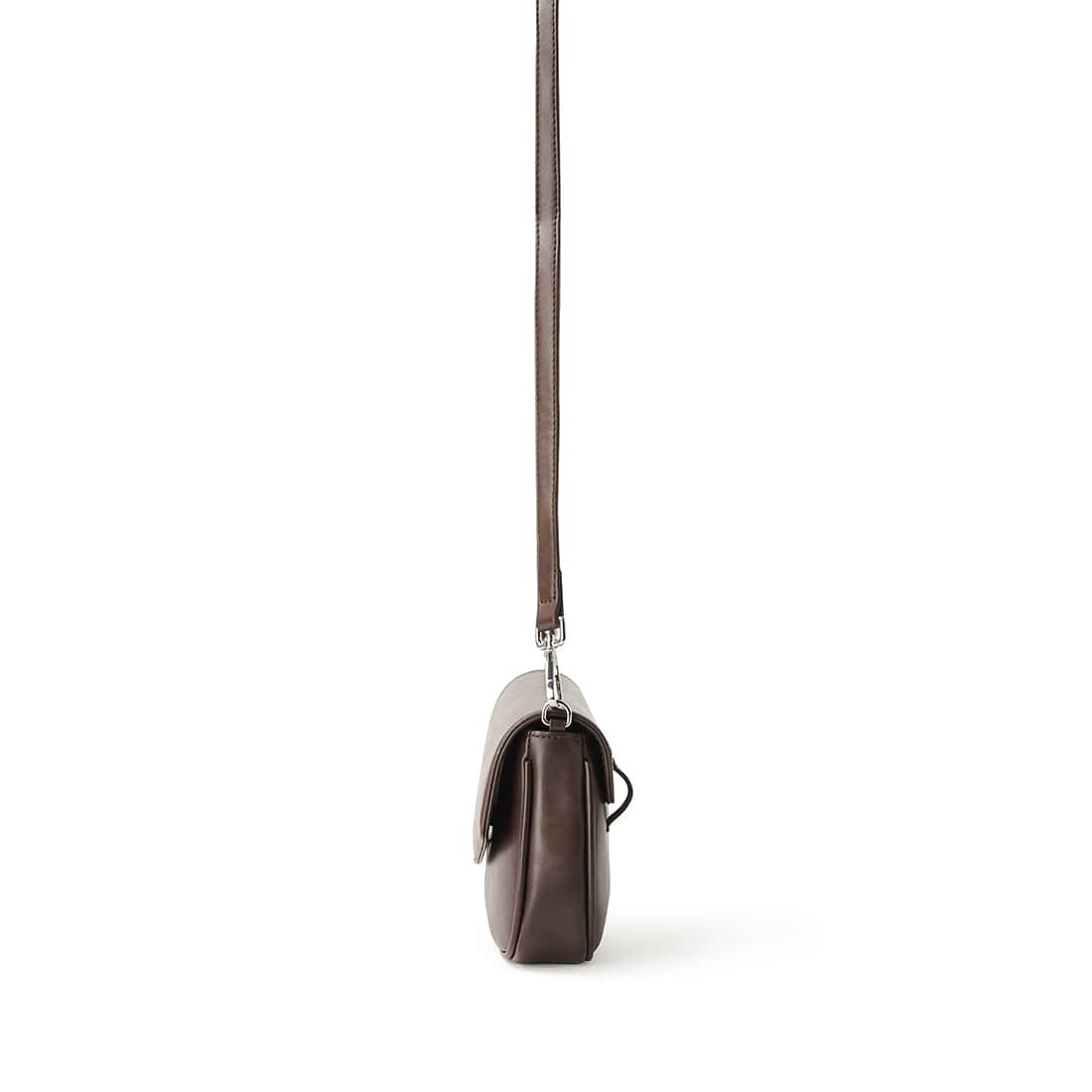 The Gabby - 2 in 1 Espresso Vegan Leather Crossbody Bag