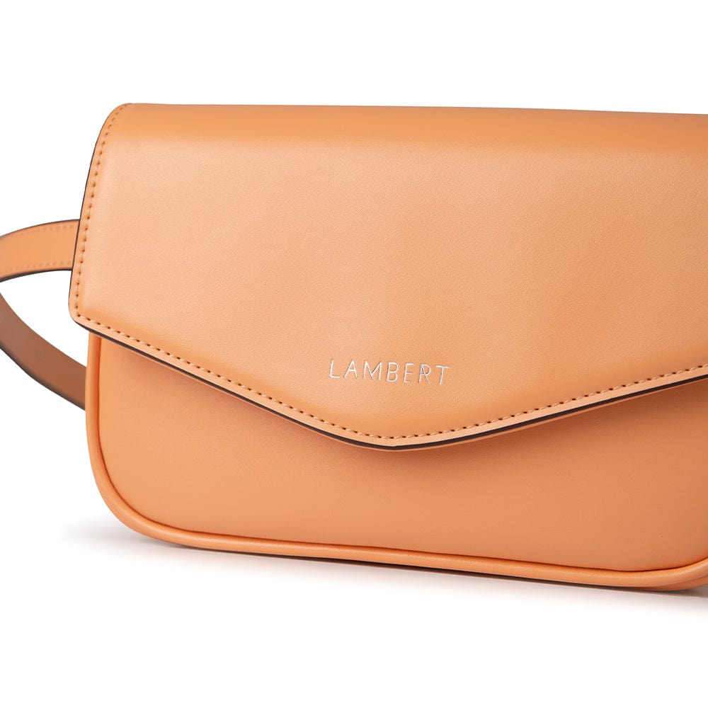 The Gabby - 2-in-1 Peach Vegan Leather Handbag – Lambert