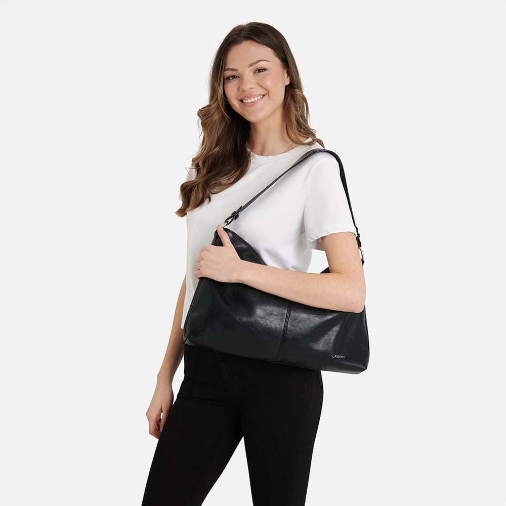The Gianna - 2 in 1 Hazelnut Vegan Leather Shoulder Bag