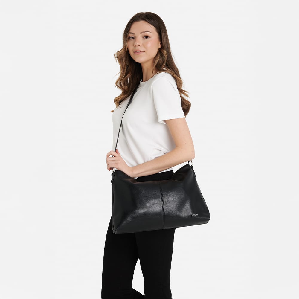 The Gianna - 2 in 1 Hazelnut Vegan Leather Shoulder Bag