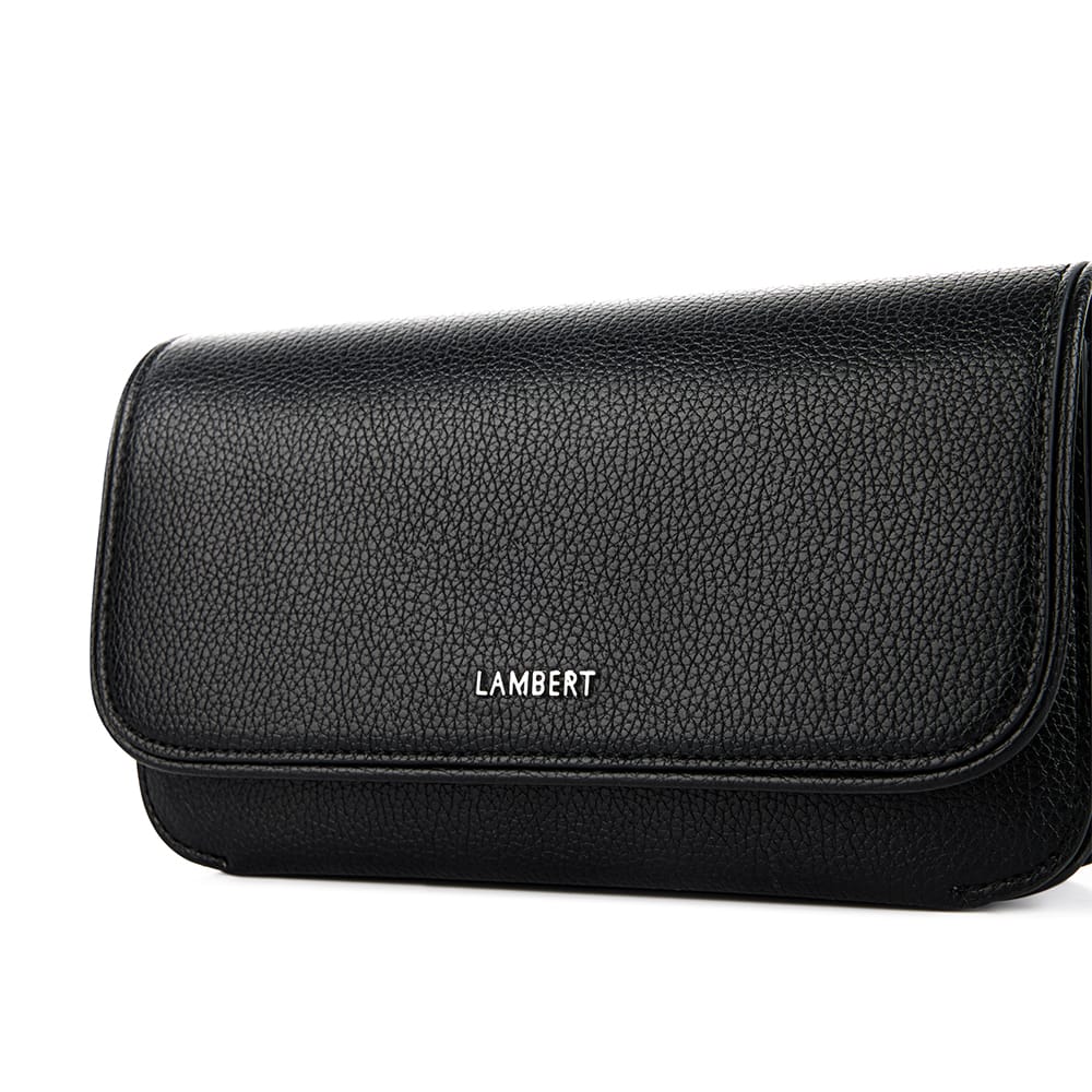 Le Grace – Sac à main 3-en-1 en cuir vegan noir