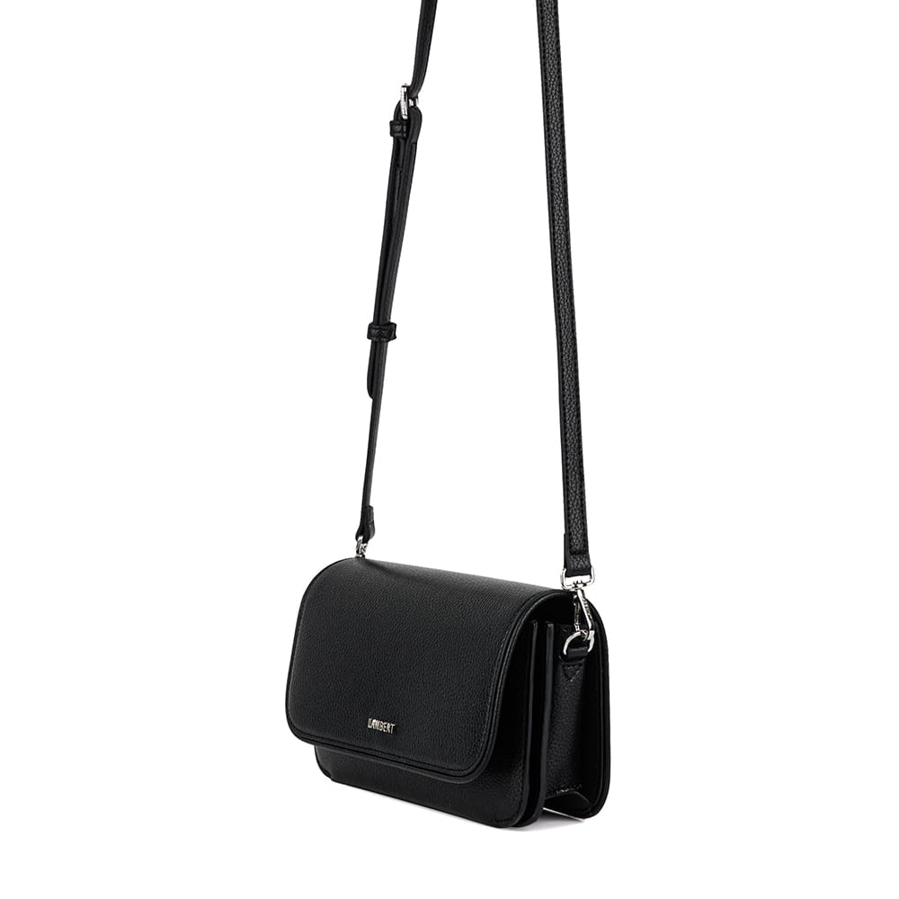 Le Grace – Sac à main 3-en-1 en cuir vegan noir